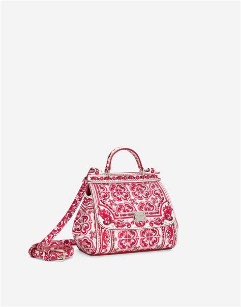 dolce gabbana kinder tasche|Mini Sicily handbag in Multicolor for Girls .